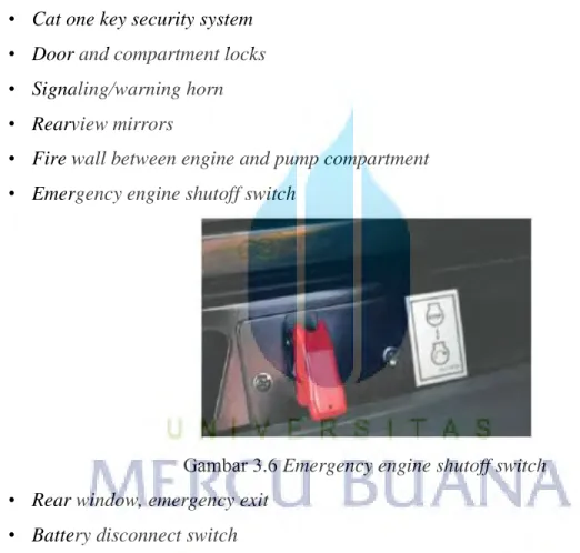 Gambar 3.6 Emergency engine shutoff switch 