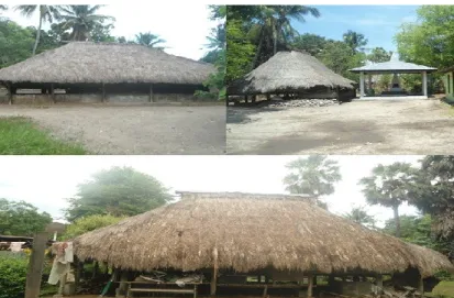 Gambar 3. Rumah Asli Sabu di Kambaniru dan Umalulu  2) Sistem mata pencaharian 12