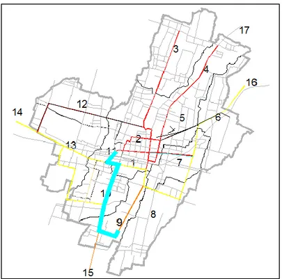 Gambar 5.8 Peta Rute BRT Koridor II 