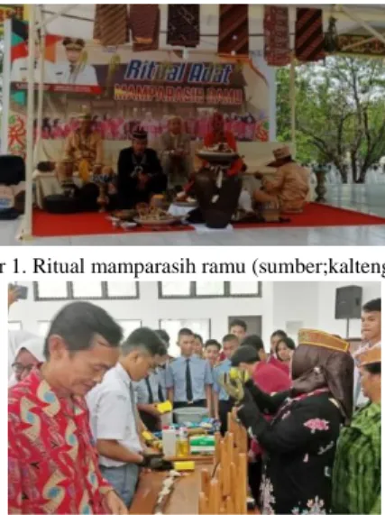 Gambar 1. Ritual mamparasih ramu (sumber;kalteng.pos.co 