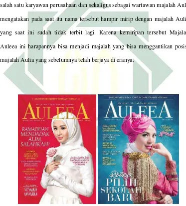 Gambar 4.1. Cover Majalah Auleea 