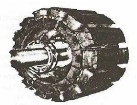 Gambar 2.6. Rotor Kutub Menonjol 