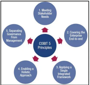 Gambar 2.3 Prinsip-Prinsip Dalam Cobit 5 