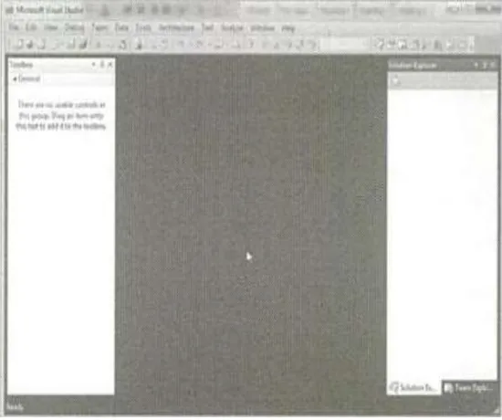 Gambar II.12. Tampilan IDE (Integrated Development Environtment) setelah Start  Page ditutup 