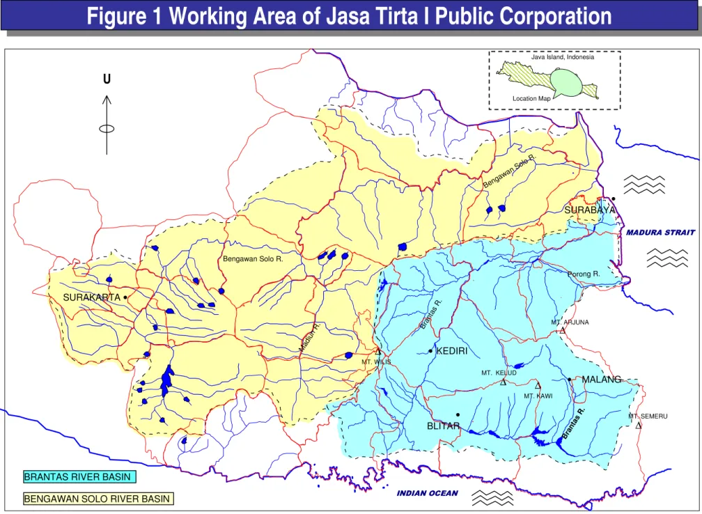 Figure 1 Working Area of Jasa Tirta I Public CorporationFigure 1 Working Area of Jasa Tirta I Public Corporation