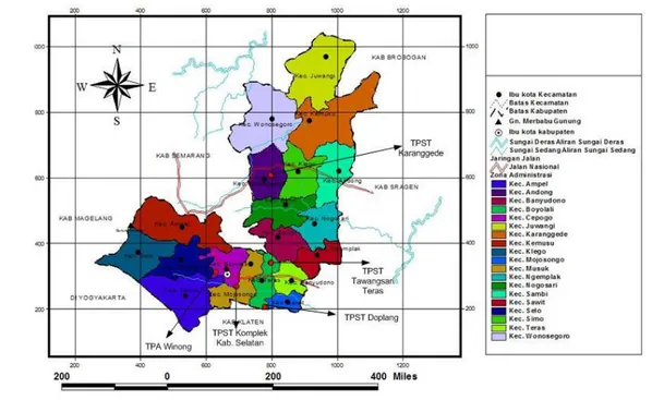 Gambar 4.1 Peta kabupaten boyolali 