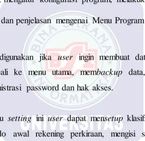 Gambar  II.3. Menu Program 