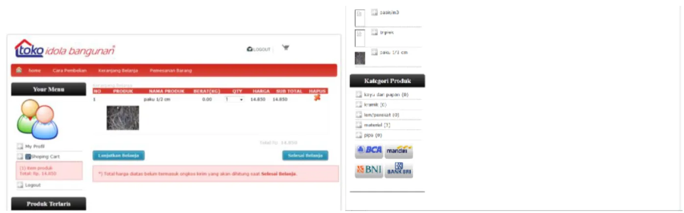 Gambar 4.5 informasi Transaksi 
