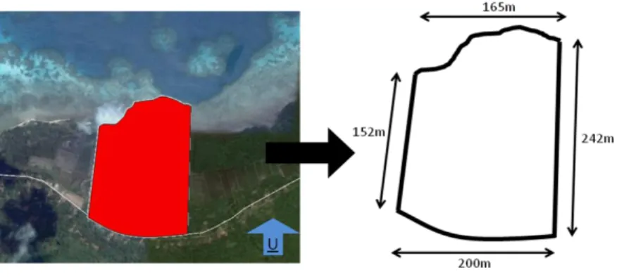 Gambar V.8 Site terpilih  Sumber : google earth 