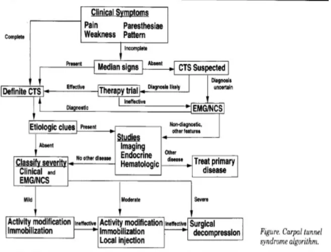 Tabel 2.6 Algoritma Diagnosis Carpal Tunnel Syndrome