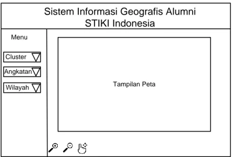 Gambar 3.3 Rancangan Tampilan Utama 