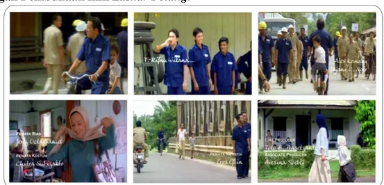 Gambar 1.  Pembukaan film Laskar Pelangi (TC.00:02:23-00:00:02:41)  Sumber VCD Laskar Pelangi produksi Jive Collection, Jakarta, 2009