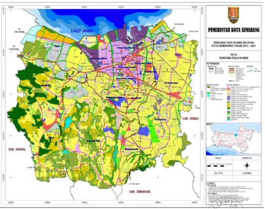 Gambar 2.1 Peta Kota Semarang 