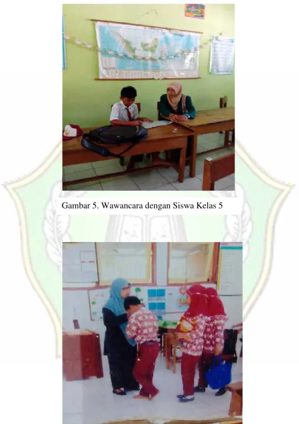 Gambar 5. Wawancara dengan Siswa Kelas 5