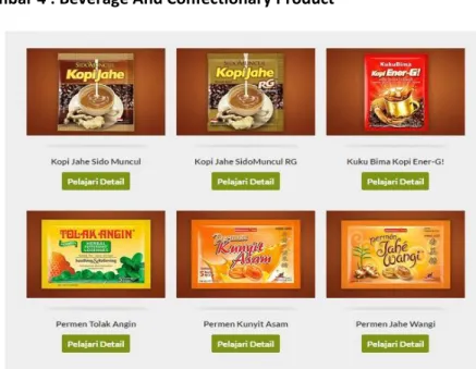 Gambar 4 : Beverage And Confectionary Product  