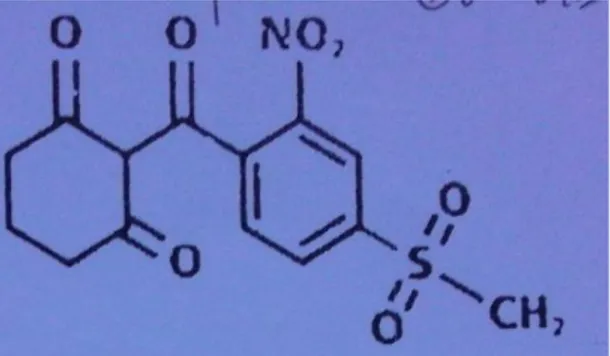 Gambar 2. Struktur kimia mesotrion 