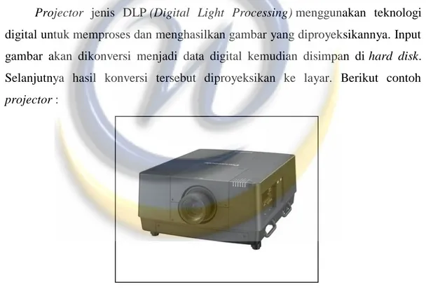 Gambar 2.1 Contoh Projector LCD PT-EX16KU  [3] 