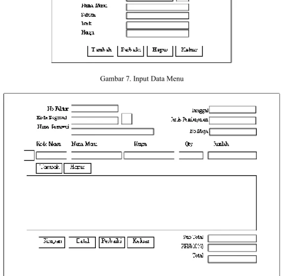 Gambar 8. Input Data Pesanan.