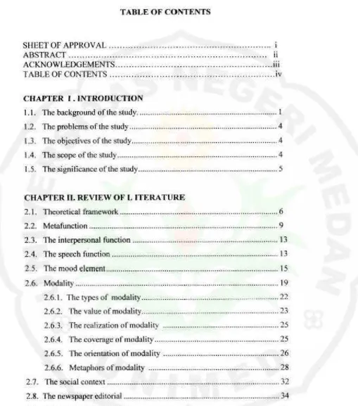TABLE OF CONTF:NTS 
