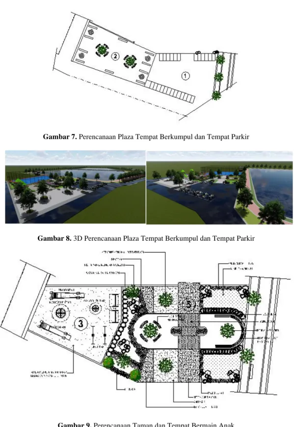 Gambar 9. Perencanaan Taman dan Tempat Bermain Anak 