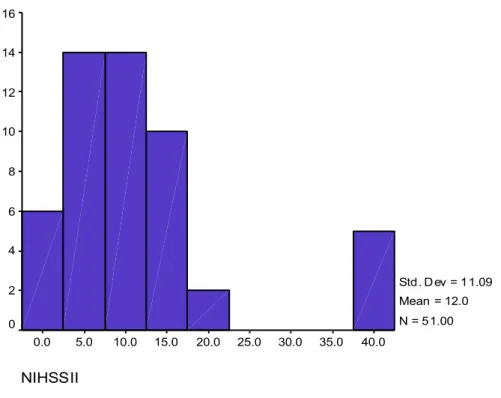 Grafik 4. Distribusi NIHSS II 