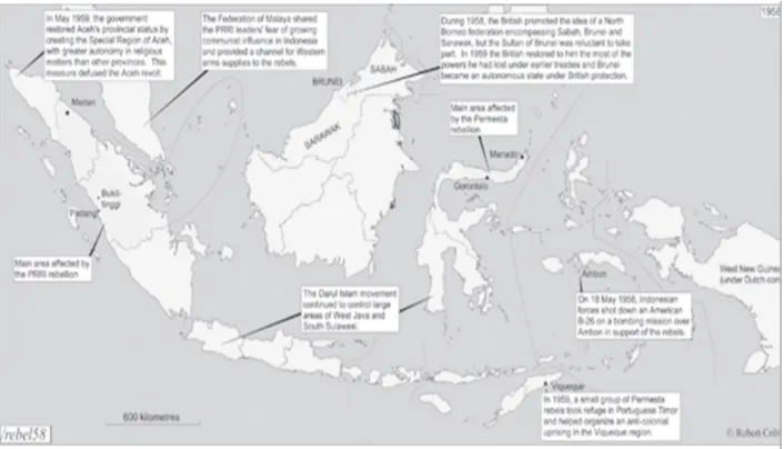 Figure 2.1. Regional Rebellion 1958-1959