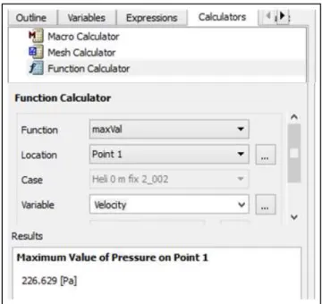 Gambar  III-26 Cara Pengambilan  Data pada CFX  b.  Definisi Data Tampilan 