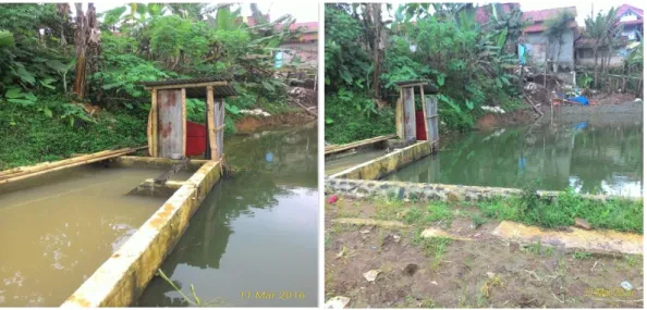 Gambar 7  Kondisi sanitasi lingkungan di Kampung Cihiris, Desa Cisarua   Kampung Cihiris merupakan salah satu kampung dari 29 kampung yang ada  di Desa Cisarua, Kecamatan Nanggung