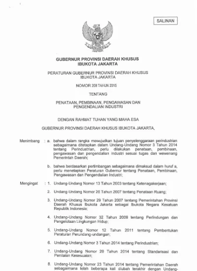 GUBERNUR PROVINSI DAERAH KHUSUS PERATURAN GUBERNUR PROVINSI DAERAH ...