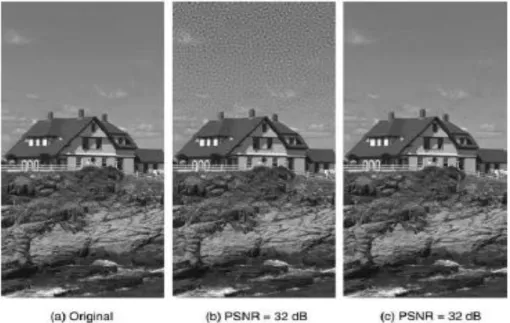 Gambar II-3. Penyertaan nilai noise yang sama pada gambar yang sama [11]. 