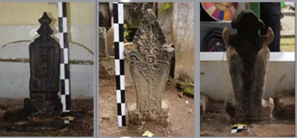 Foto beberapa bentuk nisan di Kompleks makam Datuk Ri Bandang