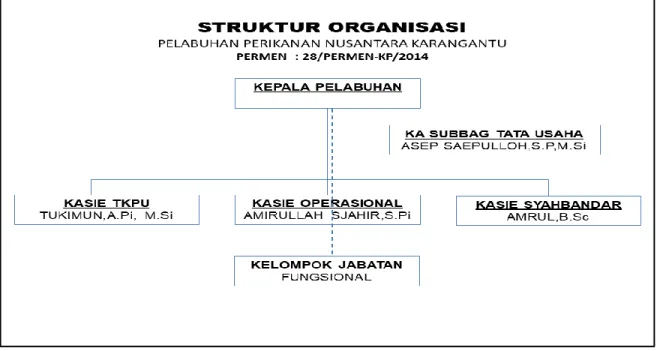Gambar 3. Struktur Organisasi PPN Karangantu Tahun 2019 