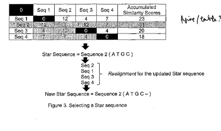 Figure 3. Selecting a Star sequence 