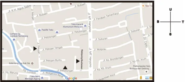 Gambar 1.1  Peta Kampung Bustaman 