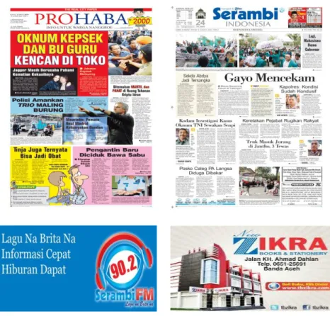 Gambar 3.1:  Serambi Indonesia  dan Jaringan Bisnis Aceh 