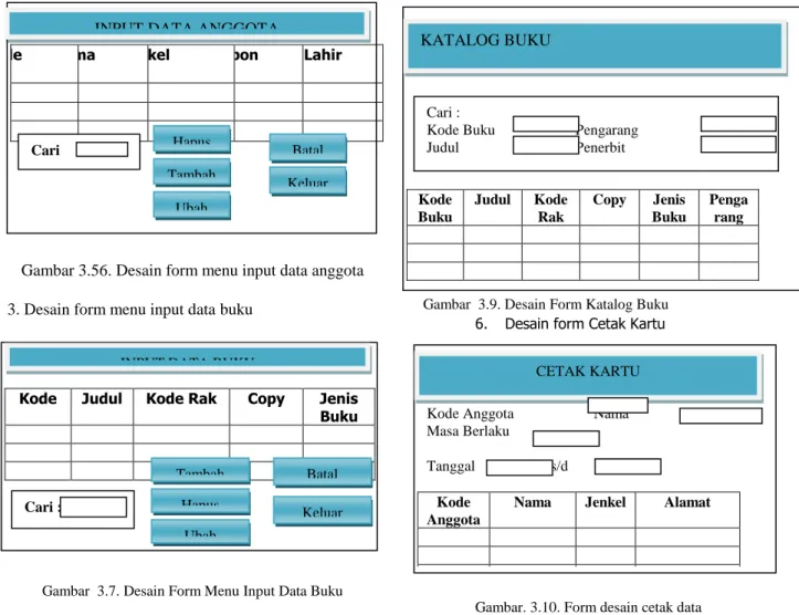 Gambar 3.56. Desain form menu input data anggota 