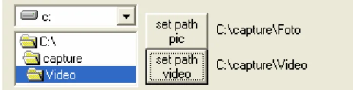 Gambar 5.3. Tampilan dari set path pic dan set path video 