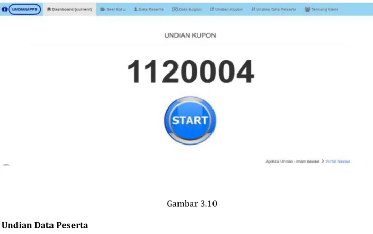 Gambar 3.10  f.  Undian Data Peserta 