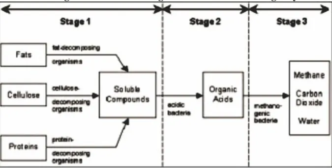 Gambar 3. Diagram Pembuatan Biogas Berdasarkan Kandungannya 
