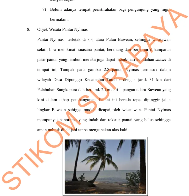 Gambar 2.8 Objek Wisata Pantai Nyimas 