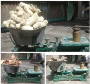 Gambar 2. Proses Menimbang  Bahan Bakar 