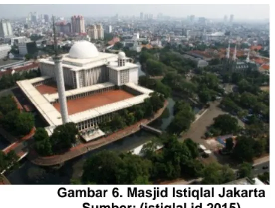 Gambar 7. Masjid Raya Bandung  Sumber: (KEMENAG 2014) 
