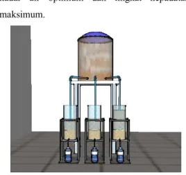 Gambar  2.  Reaktor  Simulator  Lapisan  Dasar  TPA 