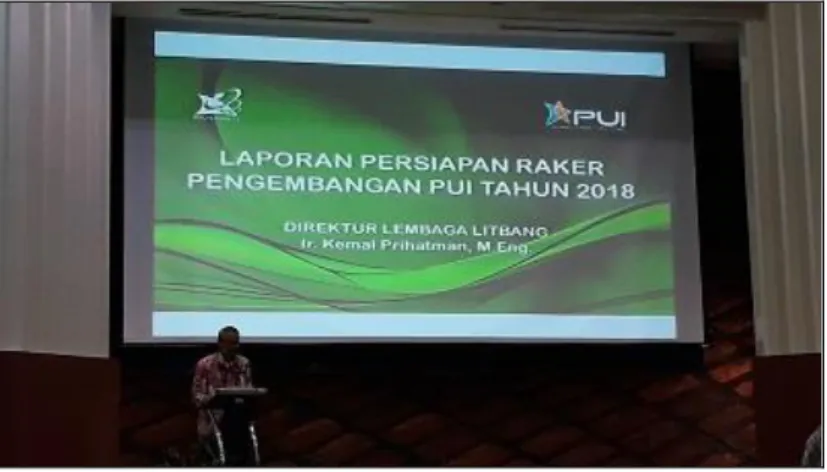 Gambar 3. Rapat kerja PUI 