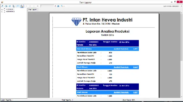 Gambar IV.8 Desain Form Laporan  9.Desain Form Laporan Garfik Statistik 