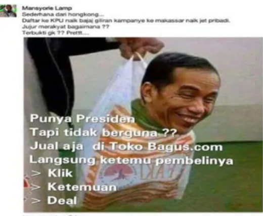 Gambar 1. Meme Jokowi 