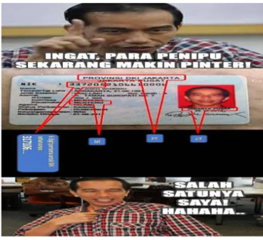 Gambar 2. Meme Jokowi 