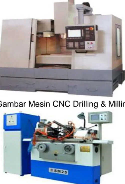 Gambar Mesin CNC Drilling &amp; Milling 