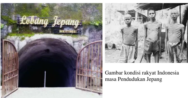 Gambar kondisi rakyat Indonesia  masa Pendudukan Jepang 