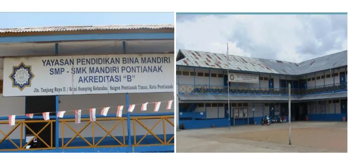 Gambar 3. Profile Gedung SMK Mandiri Pontianak 